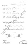 Alexander Graham Bell Telephone patented March 7, 1876, number 174,465