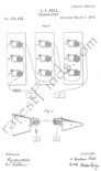 Bell First Telephone Patent March 7, 1876, no. 174,465