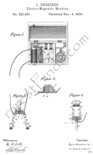 Carbon Zinc Battery, Patent US221,291, issued to Luis Drescher on November 4, 1879