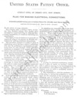 F. G. Otto & Sons Co., Patent 379598,  March 3, 1888, PLUG FOR MAKING ELECTRICAL CONNECTIONS.