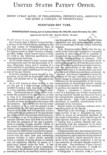 Röntgen-ray tube with autoregeneration patented November 23, 1897 patent no. 594,036