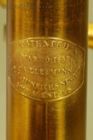 Student lamp manufactured by German immigrant Charles Frederick Albrecht Hinrichs, New York