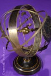 Antique Armillary Sphere representing the Solar System