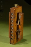 Antique wooden blow accordion