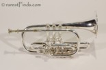Antique Isaac Fiske 1868 Cornet with forth valve to change the key of the instrument