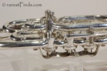 Acorn shaped lever to change key of antique, 1868 Isaac Fiske Cornet