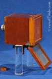 Erste portable Kamera, eine Erfindung patentiert von William Walker in 1882 mit US Patent Nummer 259’064