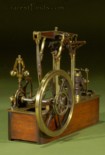 James Watt four column rotative vertical steam engine model