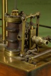 Double Action Steam Cylinder Inlet valve mechanism of James Watt steam engine model