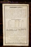 X-ray Exposure Schedule for open X-ray tube of 1915