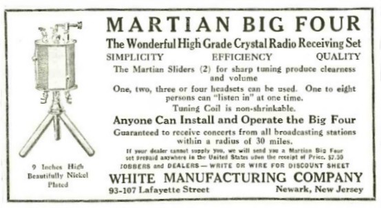 Martian-Big-4-Crystal-Radio-with-tripod