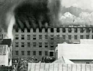 Daguerreotype of the Merrifield Fire of 1854