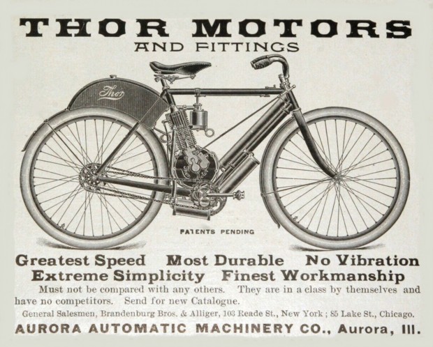 Advertisement THOR MOTORS AND FITTINGS 1903