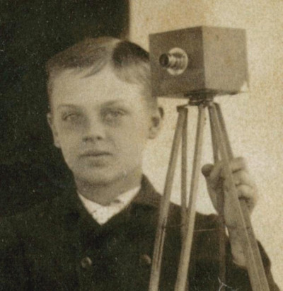 Photograph showing Walker’s Pocket Camera close-up